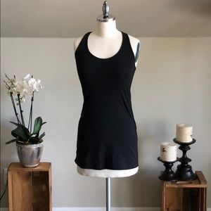 Lululemon Extra Long Black Tank Top